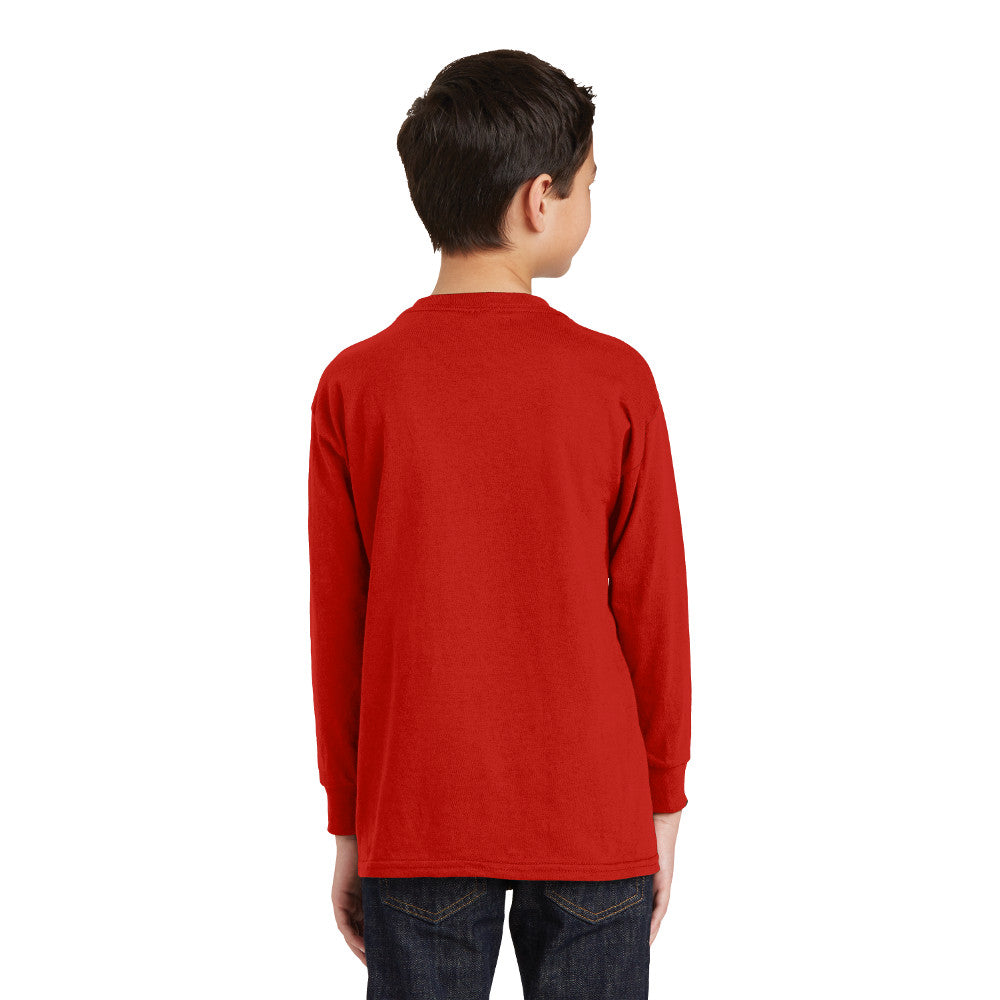 5400B Gildan® Youth Heavy Cotton™ 100% Cotton Long Sleeve T-Shirt